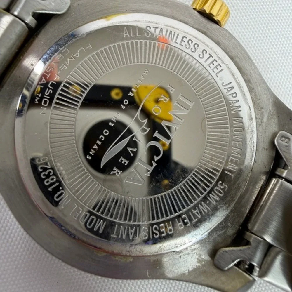 Invicta Pro Diver Watch Women One Size‎ Two Tone Silver Gold 18326